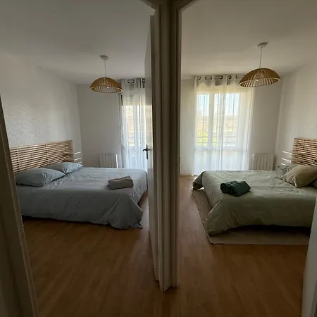 Apartment Calme & Spacieux - 6 Pers, Parking Prive, Metro 5min Direct Centre-ville, Checkin Autonome, Wifi- Ideal Sejour Pro, Touristique, Entre Amis Ou Famille